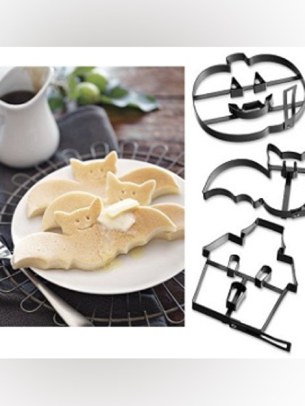 3 NWT Williams Sonoma Halloween Pancake molds